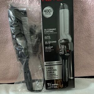 Revlon Black 1½" Ceramic Curling Iron - 400°F High Heat
